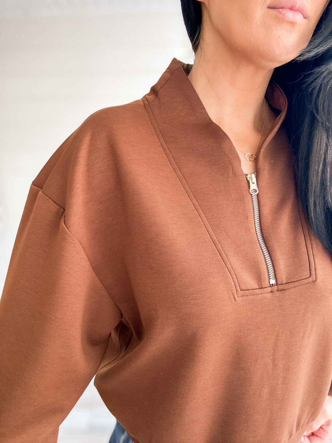 The Everyday Ease Scuba Zip Pullover