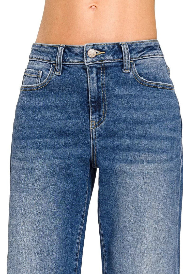 The Zenana Everyday Wide Leg Denim