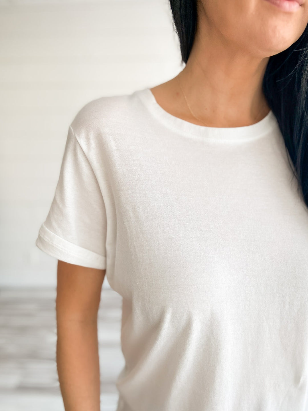 The Just Right White Tee