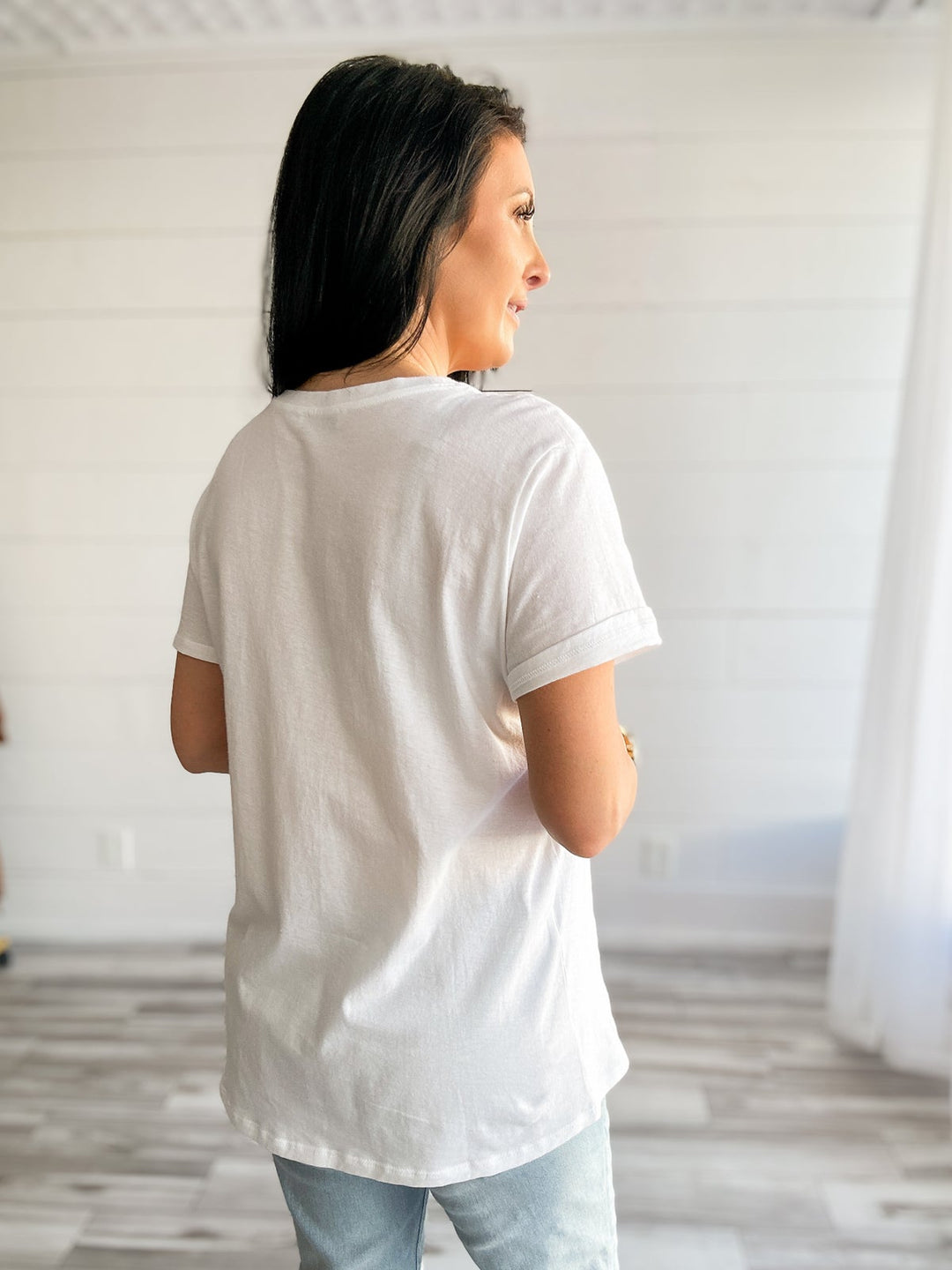The Just Right White Tee