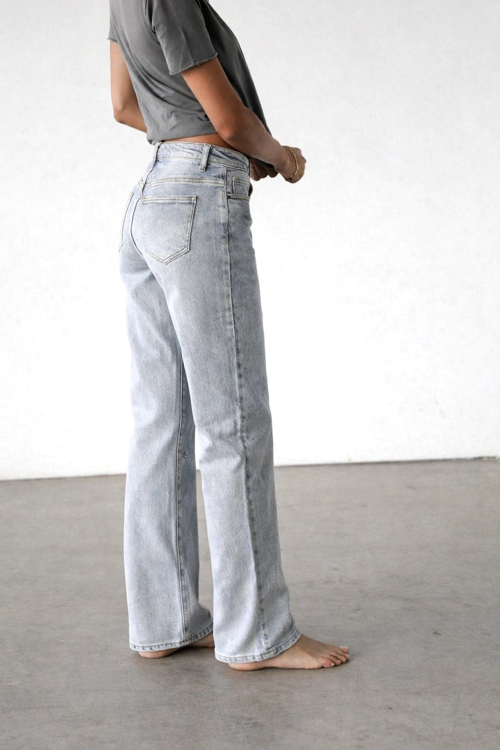 The Legs For Days High Rise Flare Jeans in Light Wash