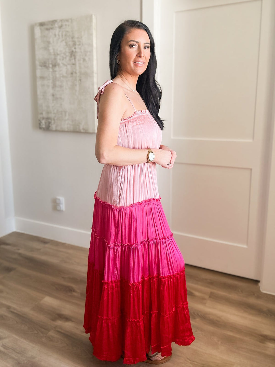 The Love You More Tiered Maxi Dress