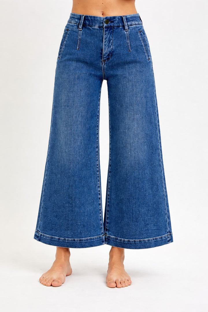 The Polished Comfort Wide Leg Jean by Risen