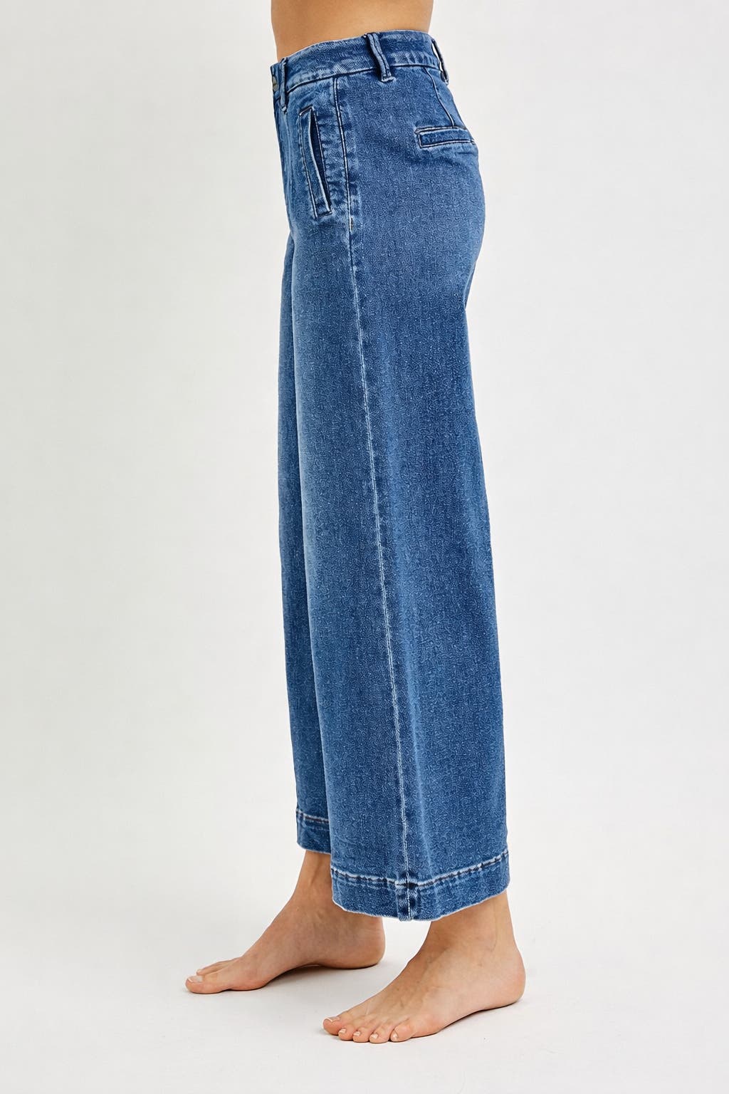 The Polished Comfort Wide Leg Jean by Risen