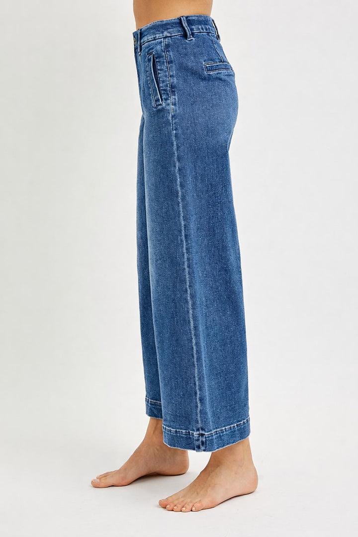 The Polished Comfort Wide Leg Jean by Risen