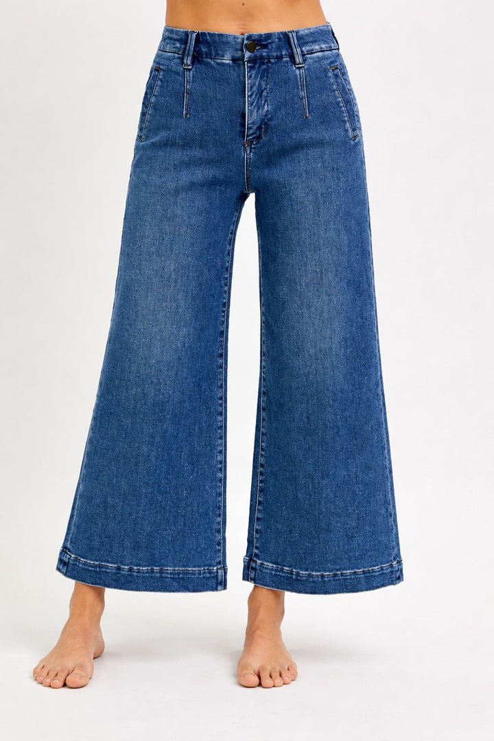 The Polished Comfort Wide Leg Jean by Risen