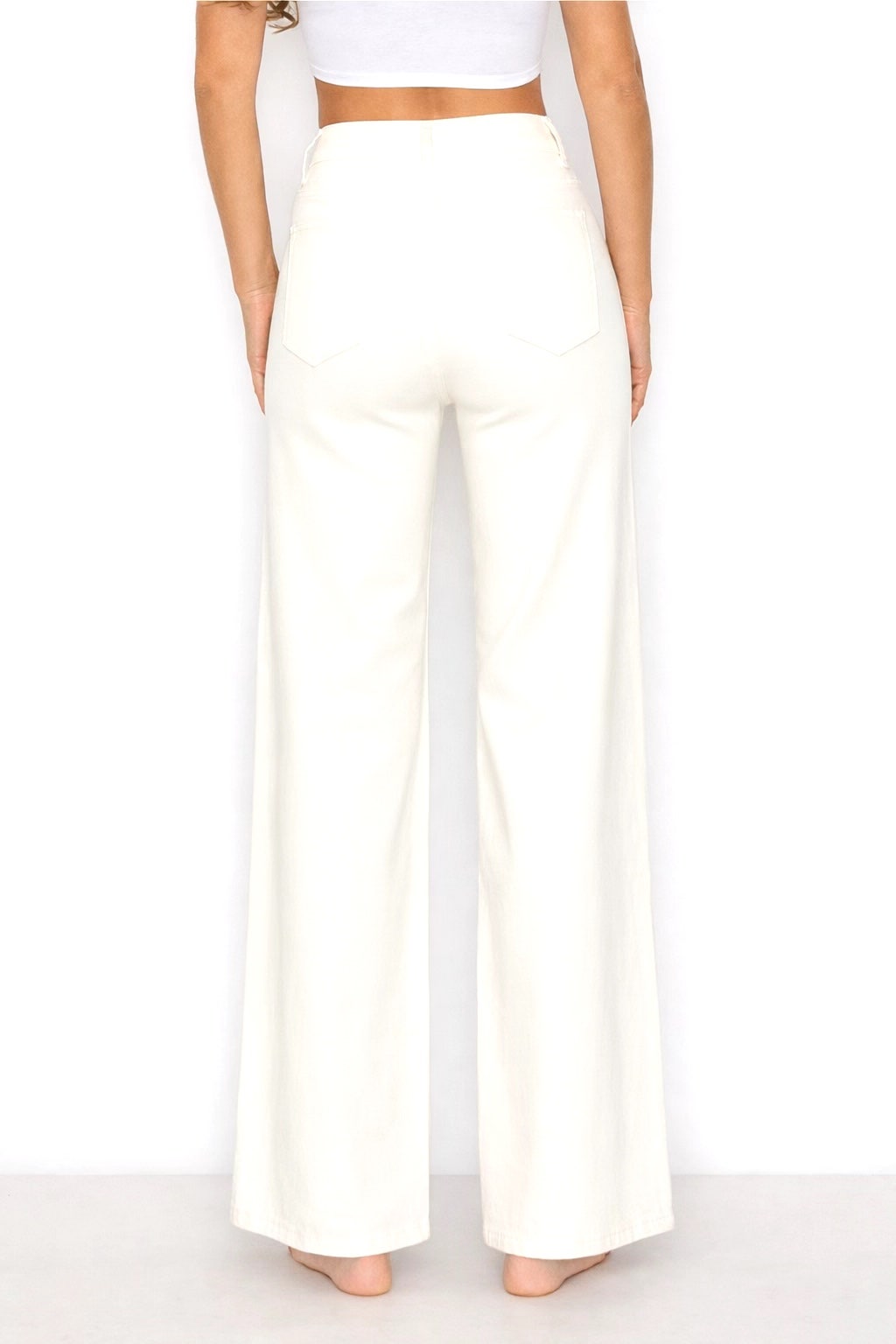 The Vanilla Cream Wide Leg Denim