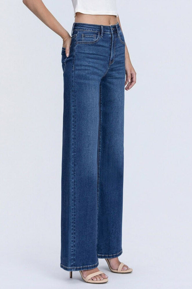 The Vervet Wear Them Everywhere Wide Leg Denim