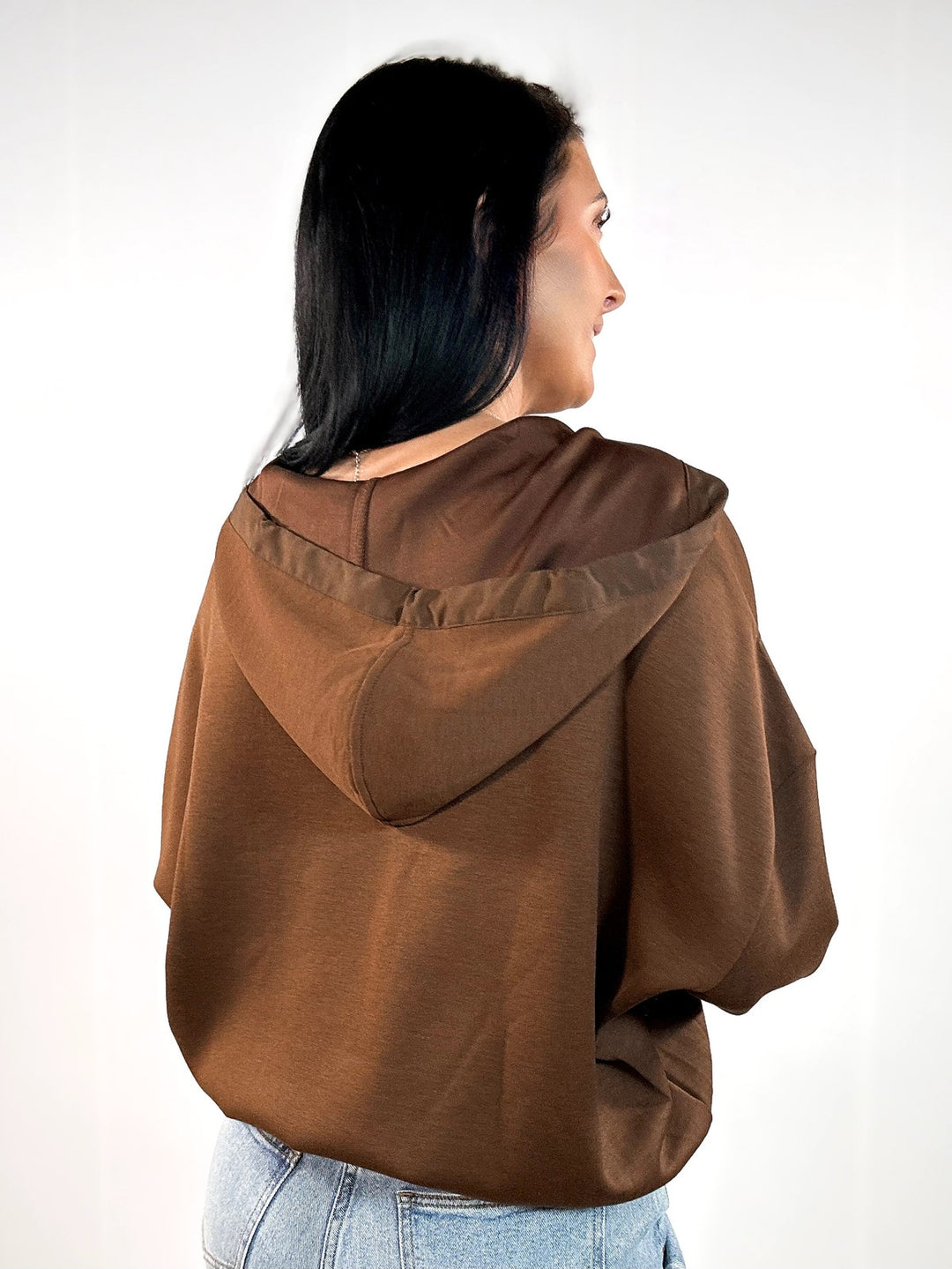 The Espresso Scuba Knit Jacket