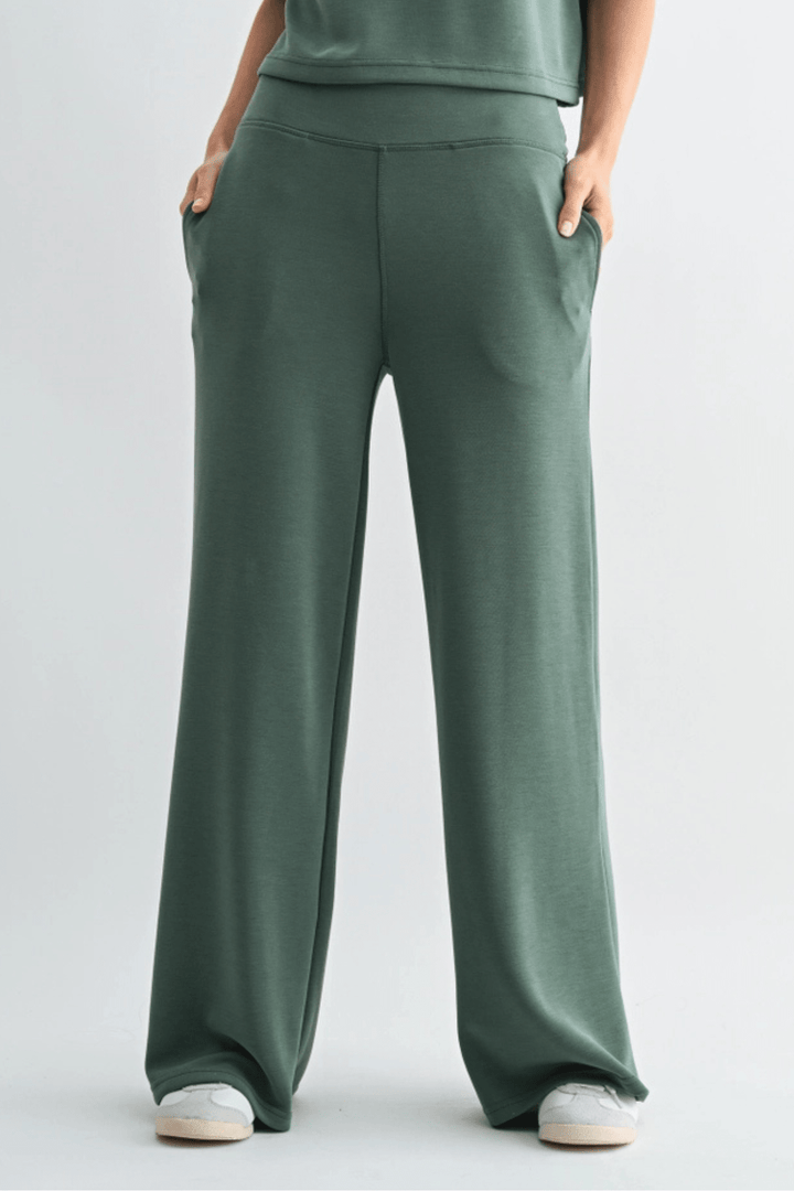 Modal Cloud Soft Wide Leg Pants - Haven Grace Boutique