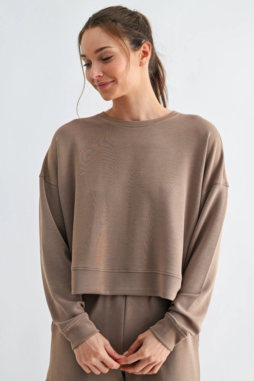 Modal Relaxed Sweatshirt - Haven Grace Boutique