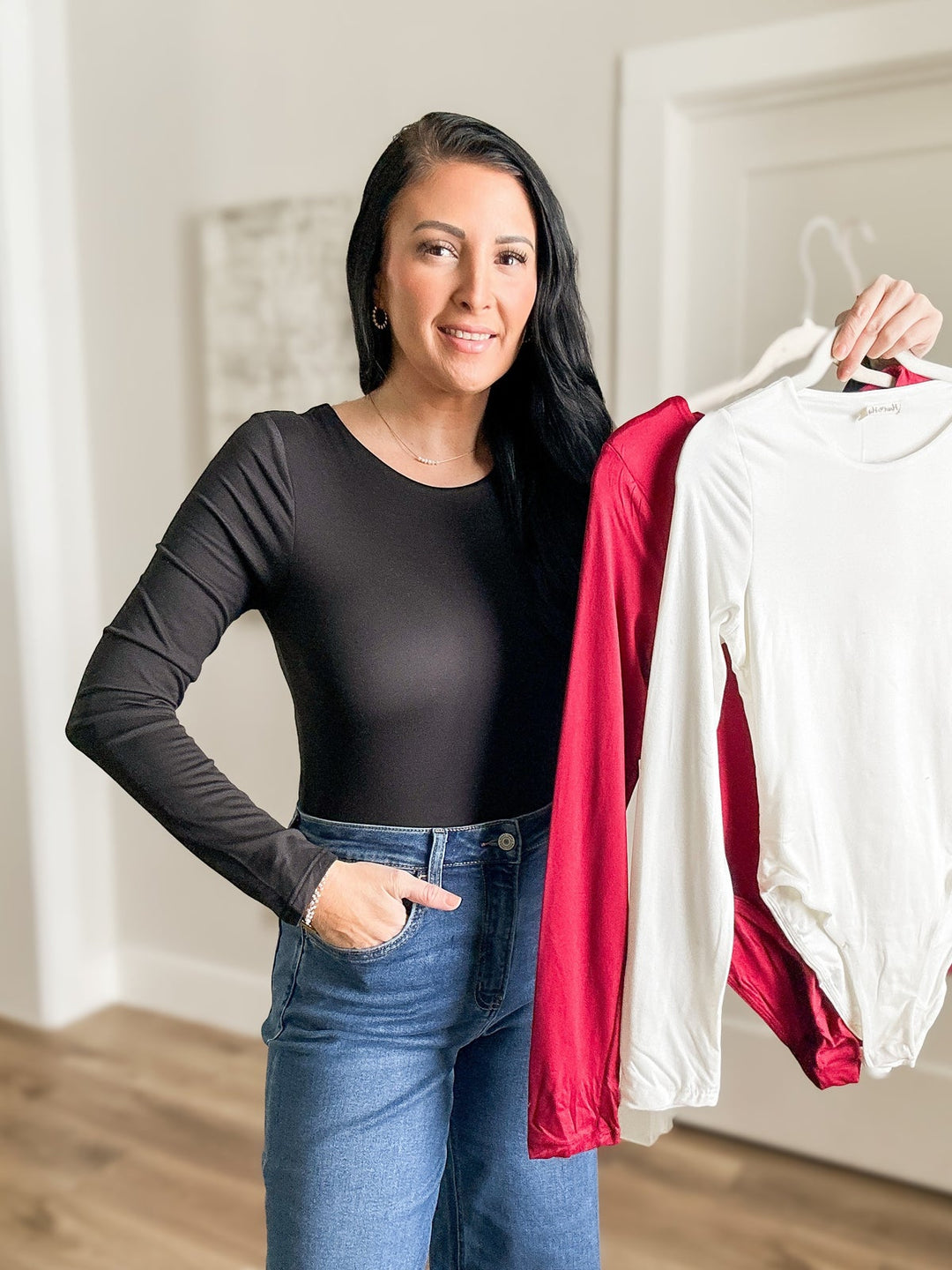 The Butter - Soft Crew Neck Bodysuit - Haven Grace Boutique