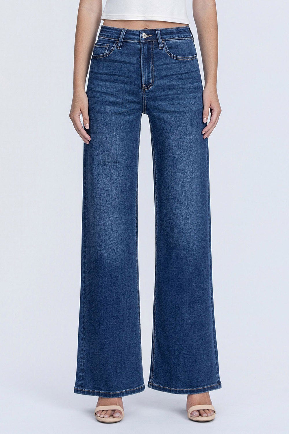 The Vervet Wear Them Everywhere Wide Leg Denim - Haven Grace Boutique