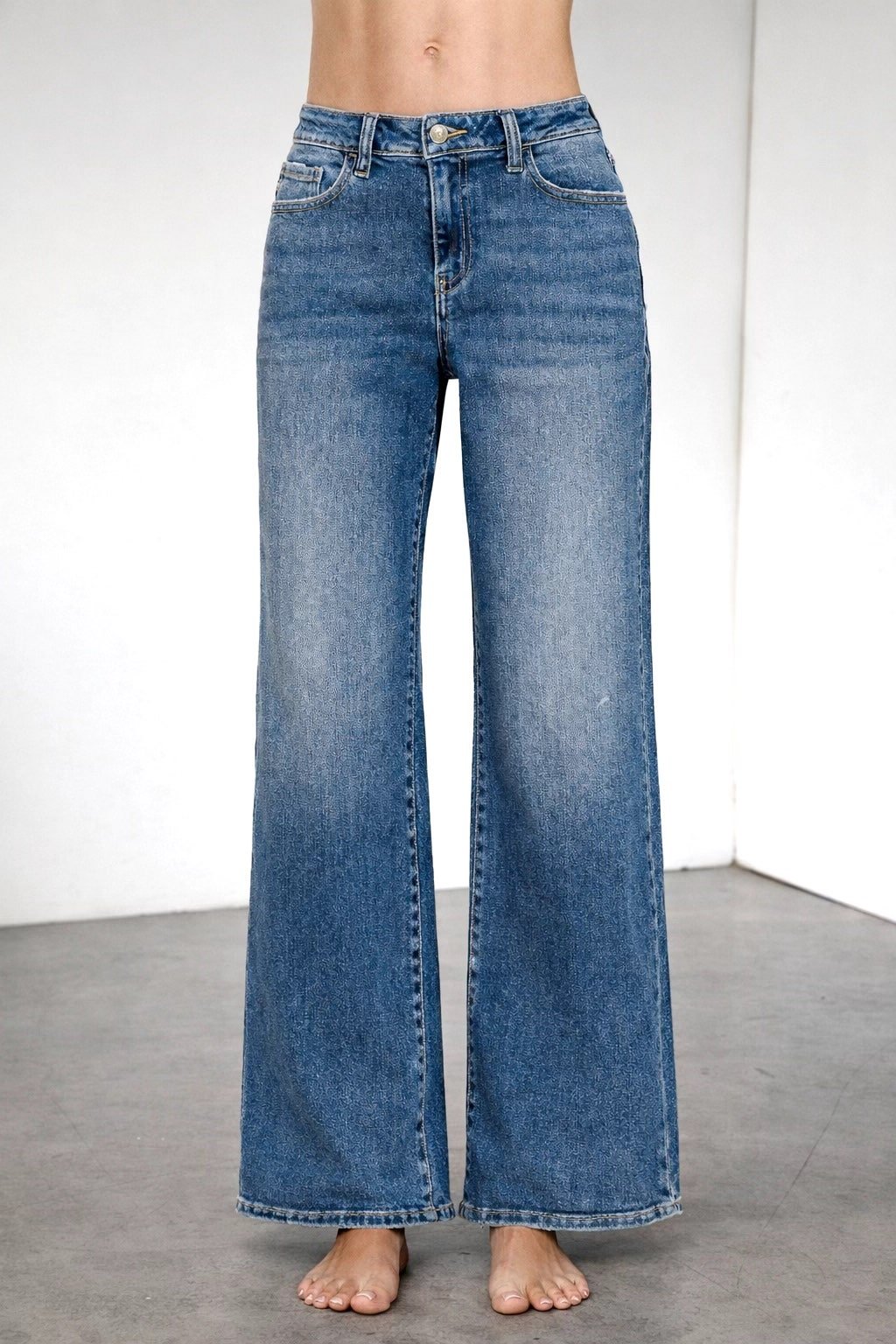 The Zenana Everyday Wide Leg Denim - Haven Grace Boutique